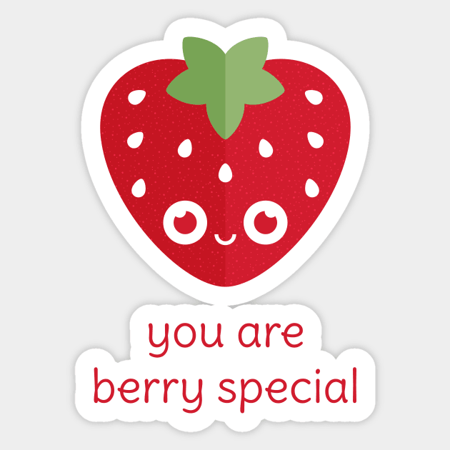 You Are Berry Special Sticker by slugbunny